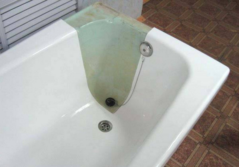 Реставрация эмалевого покрытия ванны